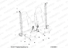 BODY | BODY, SEAT BELTS - A23HZB15A1/A4/B1/B4  (C101386-1)