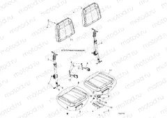 BODY | BODY, SEAT - D16B3PD1AJ/B4 (700713)