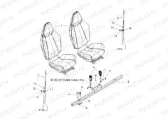 BODY | BODY, SEAT MOUNTING and BELTS - R11VH76/VY76 ALL OPTIONS (49RGRSEATMTG11RZR)