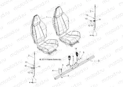 BODY | BODY, SEAT MOUNTING and BELTS - R13JT9EFX (49RGRSEATMTG12RZRXPI)