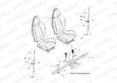 BODY | BODY, SEAT MOUNTING and BELTS - R13VE76AD/AI/AW/7EAS/EAT (49RGRSEATMTG12RZRS)