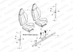 BODY | BODY, SEAT MOUNTING and BELTS - R13VE76FX/FI (49RGRSEATMTG12RZR)