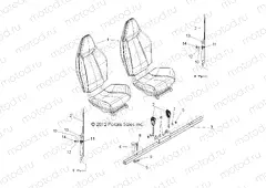 BODY | BODY, SEAT MOUNTING and BELTS - R13VH57AD/6EAK (49RGRSEATMTG13RZR600)