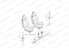 BODY | BODY, SEAT MOUNTING and BELTS - R13VH57FX (49RGRSEATMTG12RZR570)