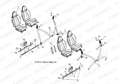 BODY | BODY, SEAT MOUNTING and BELTS - R13XE76AD/EAI (49RGRSEATMTG13RZR4)