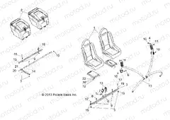 BODY | BODY, SEAT, MOUNTING and BELTS - R13XT9EAL (49RGRSEAT13JAGX)