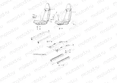 BODY | BODY, SEAT, MOUNTING and BELTS - R15YAV17AA/AF/BA/BF (49RGRSEATMTG10RZR170)