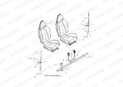 BODY | BODY, SEAT MOUNTING and BELTS - Z15VHA57FJ (49RGRSEATMTG14RZR570)