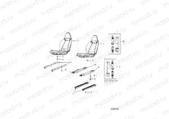 BODY | BODY, SEAT, MOUNTING and BELTS - Z20YAV17B2/B4/N2/N4/A2/A4 (49RGRSEATMTG10RZR170)