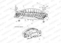 BODY | BODY, SEAT, PASSENGER, BOTTOM - A13TN55FA (49ATVSEATBOTTOM11SPX2550)