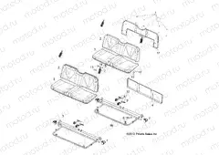 BODY | BODY, SEAT - R13WH50AG/AH/AR/AX (49RGRSEAT13500CREW)