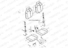 BODY | BODY, SEAT - R15RTE87AV/BV ALL OPTIONS (49RGRSEAT159XP)