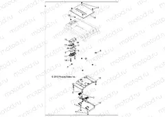 BODY | BODY, SEAT SLIDER - R13XT9EAL (49RGRSEATSLDR13JAGX)