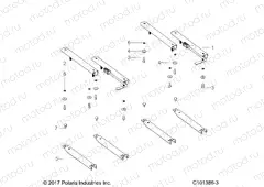 BODY | BODY, SEAT SLIDERS - A23HZB15A1/A4/B1/B4  (C101386-3)