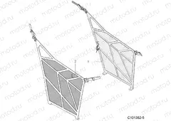 BODY | BODY, SIDE NETS - A23HZB15A1/A4/B1/B4  (C101382-5)