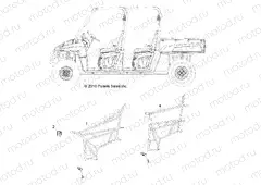 BODY | BODY, SIDE NETS - R13WH90DG (49RGRNETS11800CREW)
