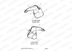 BODY | BODY, SIDE PANEL FOAM/FABRIC - S23TFK8RS (602015)