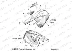BODY | BODY, SIDE PANEL, LH - S20CBU5BSA/BSL (C600825)
