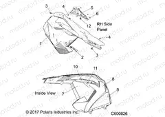 BODY | BODY, SIDE PANEL, RH - S20CBU5BSA/BSL (C600826)