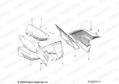 BODY | BODY, SIDE PANELS - A20SVA85A3 (C102374-11)