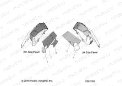 BODY | BODY, SIDE PANELS FOAM/FABRIC - S20CBA6GSL (C601150)