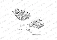 BODY | BODY, SKID PLATES - A15SYE85FS (49ATVSKIDPLATE15850TRG)