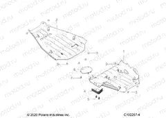 BODY | BODY, SKID PLATES - A20SYE95AD/CAD (C102267-4)