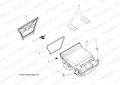 BODY | BODY, STORAGE BOX, REAR - A13DH50AX/AZ (49ATVSTORAGERR10SP500TRG)