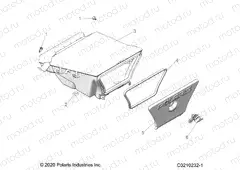 BODY | BODY, STORAGE BOX, REAR - A23SDE57P4 (C0210232-1)