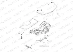 BODY | BODY, STORAGE, FRONT - A13MH46AF/AX/MS46AX (49ATVSTORAGE13SP400)