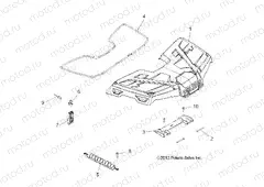BODY | BODY, STORAGE, FRONT - A15S6A76FA (49ATVSTORAGE13SP500TR)