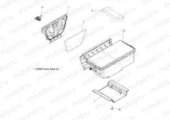 BODY | BODY, STORAGE, REAR - A15SXE85FI (49ATVSTORAGERR09SPXP550)