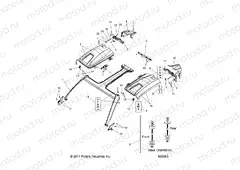 BODY | BODY, SUNSHADE ASM. - T20AAGHD ALL OPTIONS (500063)