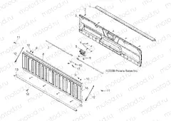 BODY | BODY, TAILGATE ASM. - R15RAA76AA/AJ (49RGRTAILGATE106X6)