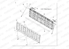 BODY | BODY, TAILGATE ASM. - R15RMAEGJ/GC/EJ (49RGRTAILGATE12LSV)
