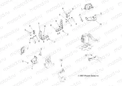 BODY | BODY, TAILGATE BRACKETS - A13TN55FA (49ATVTAILGATEMTG08SPX25)