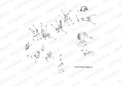 BODY | BODY, TAILGATE BRACKETS - A15SWE57FA (49ATVTAILGATEMTG1570X2)