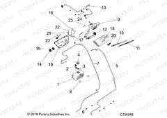 BODY | BODY, WATER BOTTLE, WIPER AND HARNESSES (ROOF) - R20RSU99A/B (C700548-2)