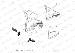 BODY | BODY, WINDSHIELD AND MIRRORS - S20EDE6PS ALL OPTIONS (C601359)
