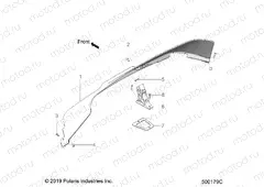 BODY | BODY, WINDSHIELD (CANADA) - T20AARGBCD/T20AARGBCE CANADA ONLY (500179C)