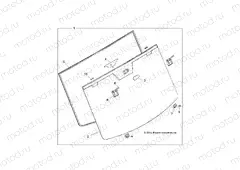 BODY | BODY, WINDSHIELD FIXED - R15RTA/E87A2 ALL OPTIONS (49RGRWINDSHIELD15900XPF)