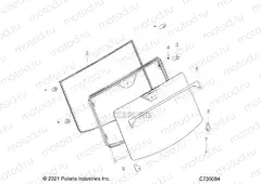 BODY | BODY, WINDSHIELD, FIXED - R20RRU99A/B (C730084)