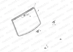 BODY | BODY, WINDSHIELD - R152DPD1AA (49BOBCATWINDSHIELD13900DH)