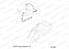 BODY | BODY, WINDSHIELD - S20CBA5BSL/BEL (601085C)