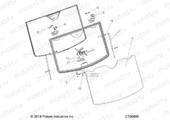 BODY | BODY, WINDSHIELD, TIP OUT- R19RRU99/A/B (C700485)