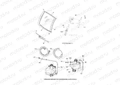 BODY | BODY, WINDSHIELD, WIPER, WASHER KIT and MOTOR - L13G2/4/6 ALL OPTIONS (49GEMBODY13WIPER)