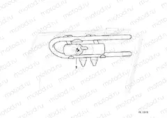 Bow-type lock installation set