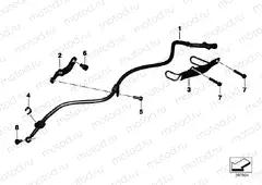 Bowden cable for parking brake