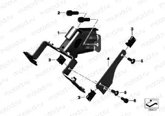 Bracket, ignition and steering lock