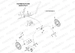 BRAKE | BRAKE, FRONT (AA)(AB) - A05PB20AA/AB (4999659965B12)